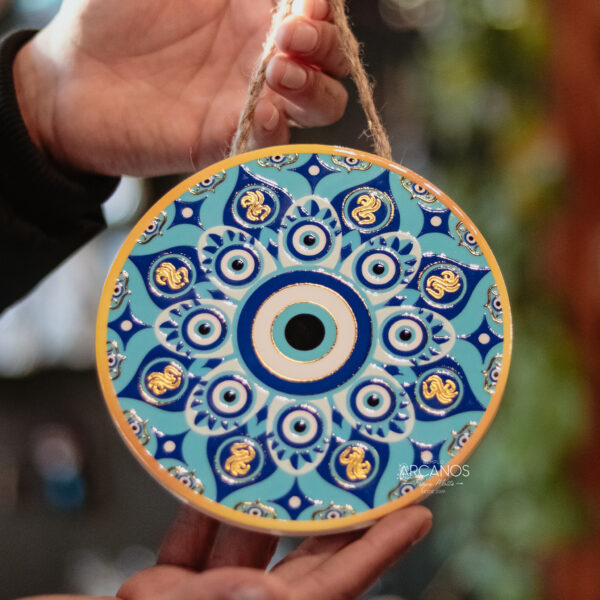 Mandala Olho Grego com Dourado (mod3) - Imagem 2