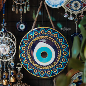 Mandala Olho Grego com Dourado (mod1)