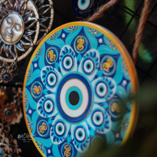 Mandala Olho Grego com Dourado (mod3) - Imagem 3