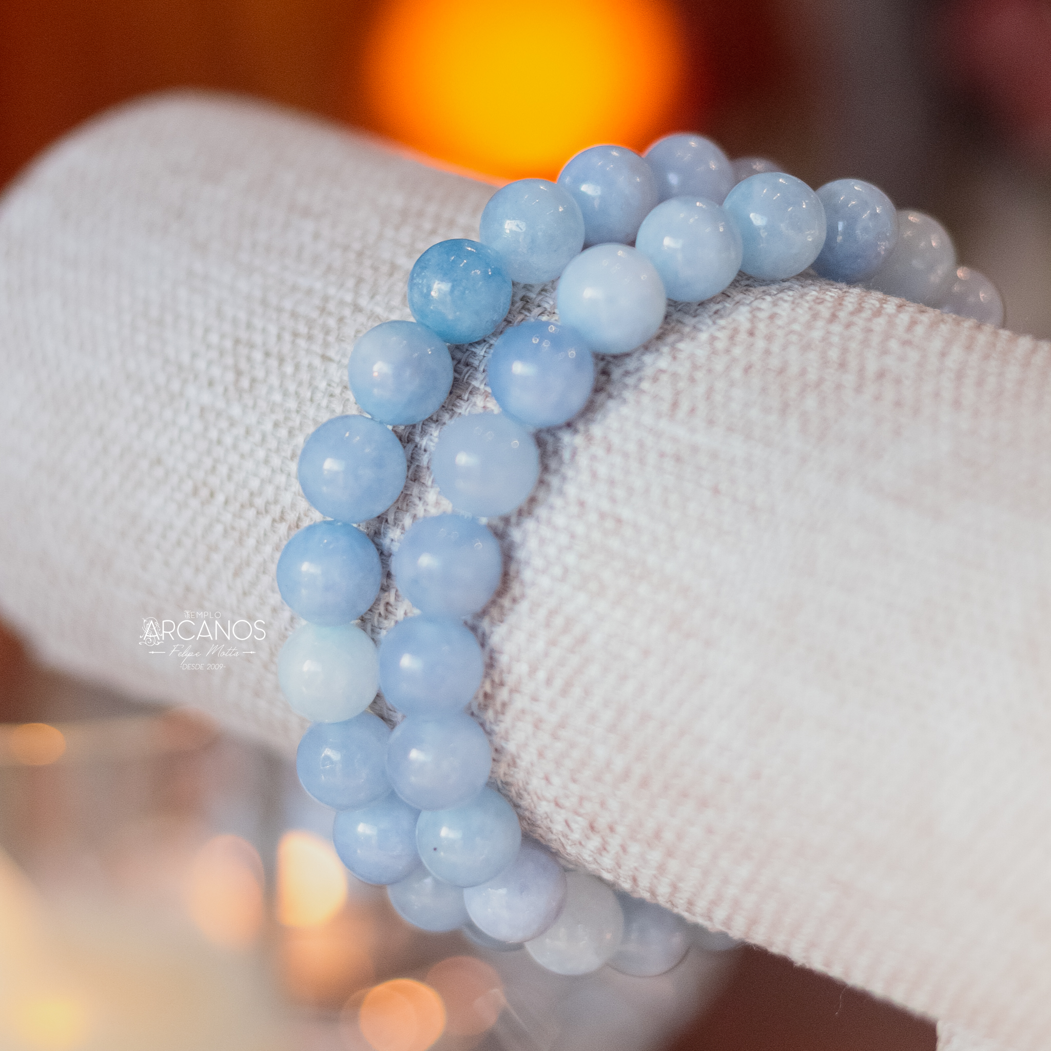 Pulseira Água Marinha (Natural)