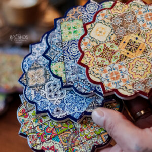 Porta Copo de porcelana (estampas variadas)