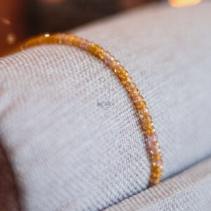 Pulseira Citrino - Prata Nobre