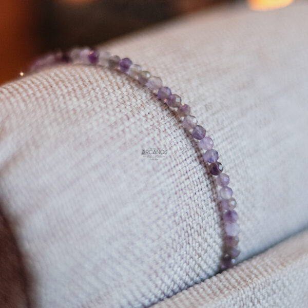 Pulseira Ametista - Prata Nobre