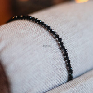 Pulseira Turmalina Negra - Prata Nobre
