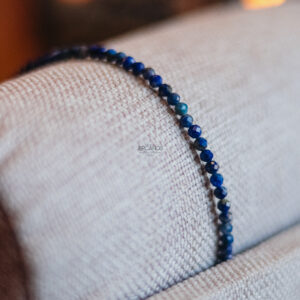 Pulseira Lápis Lazuli - Prata Nobre