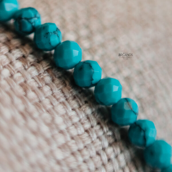 Pulseira Turquesa  - Prata Nobre - Imagem 2