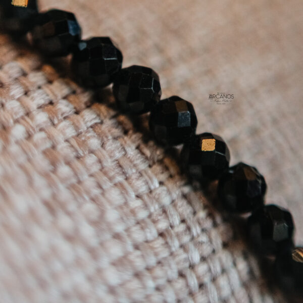 Pulseira Turmalina Negra - Prata Nobre - Imagem 2