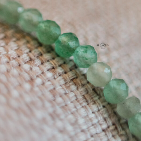Pulseira Quartzo Verde - Prata Nobre - Imagem 2
