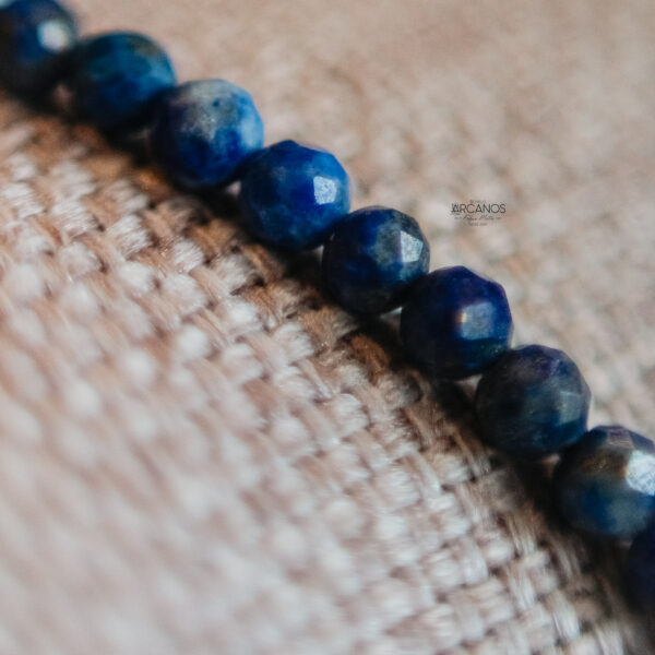 Pulseira Lápis Lazuli - Prata Nobre - Imagem 2