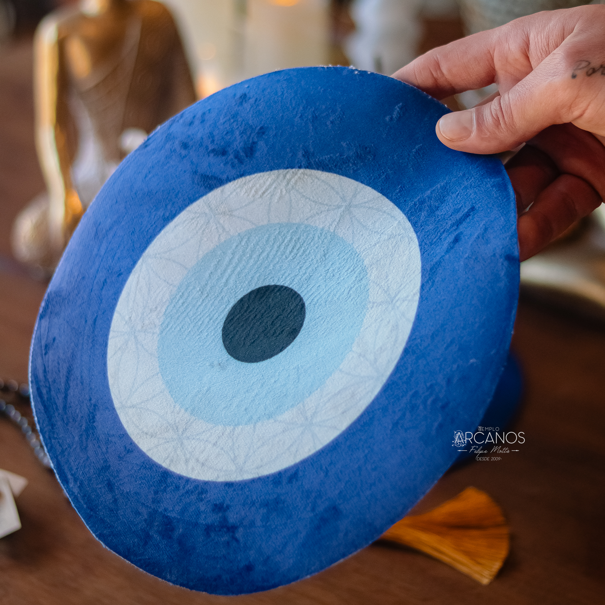 Mini Tapete Olho Grego.