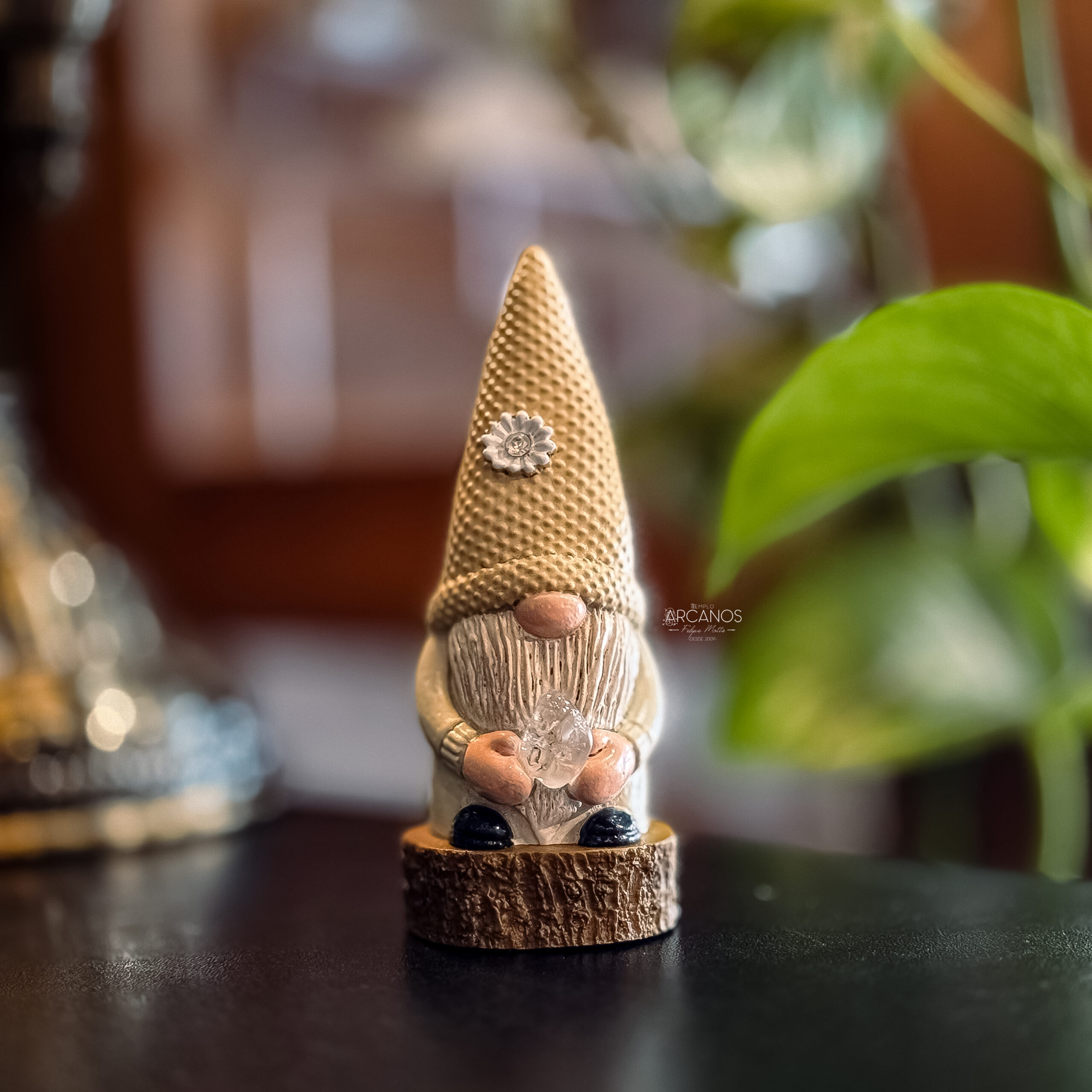 Gnomo Cristal de Quartzo