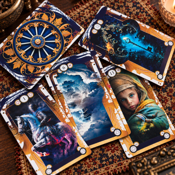 Os Mistérios do Baralho Cigano com cartas Lenormand ilustradas